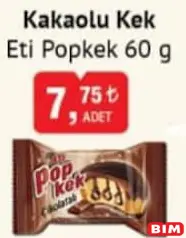 ETİ POPKEK KAKAOLU KEK 60 G